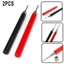 2 CÁI Đầu dò thử nghiệm lò xo vạn năng Đầu nối dây móc kiểm tra cách nhiệt 128mm