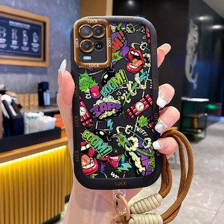 Ốp Lưng OPPO A54 4G Case Chống trầy Với Lanyard