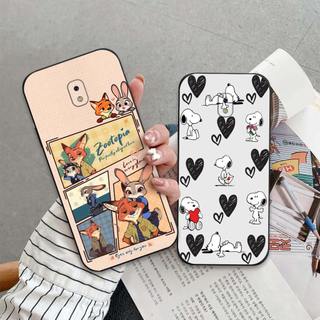 Ốp lưng Samsung J7 Pro / J7 Plus In hoạt hình dễ thương chống sốc, mềm bảo vệ camera