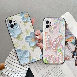 Ốp lưng Xiaomi Redmi Note 12 / Note 12 Pro / Note 12 Turbo In hình Hoa xinh dễ thương chống sốc, mềm bảo vệ camera