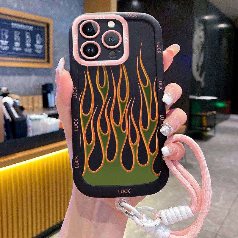 Ốp Lưng iPhone 11 11 Pro 11 Pro Max 12 12 Pro 12 Pro Max 13 13 Pro 13 Pro Max Case Thời trang Với Lanyard