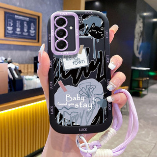 Ốp Lưng Samsung A16 4G A16 5G A15 4G A15 5G A14 5G A14 4G A24 A25 5G A34 5G A54 5G A35 5G Case Hoạt hình Với Lanyard