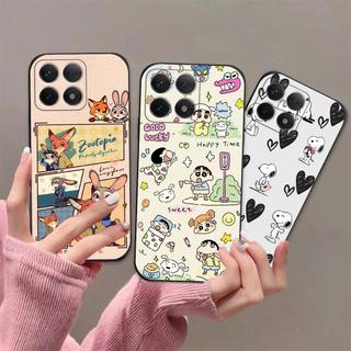 Ốp lưng Xiaomi 15T / 15T Pro In hoạt hình dễ thương chống sốc, mềm bảo vệ camera