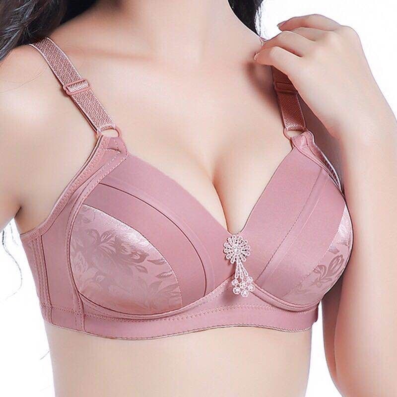 Plus Size Push Up Bra Cho Nữ Mỏng Không Dây Tập Hợp Áo Ngực Thoải Mái Quần Lót Áo Ngực
