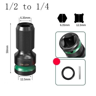 [FUXIN] 1 CÁI CHO Bộ chuyển đổi cờ lê IMPACT 1 / 2 3 / 8 1 / 4 sang 6.35mm Bộ chuyển đổi ổ cắm lục giác