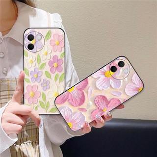 Ốp lưng Vivo V30 / V30E In hình Hoa xinh dễ thương chống sốc, mềm bảo vệ camera