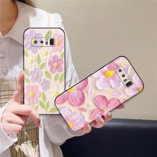 Ốp lưng Samsung Note 8 / Note 9 In hình Hoa xinh dễ thương chống sốc, mềm bảo vệ camera