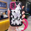 Ốp Lưng OPPO A55 4G Case Vẽ bướm đẹp Với Lanyard