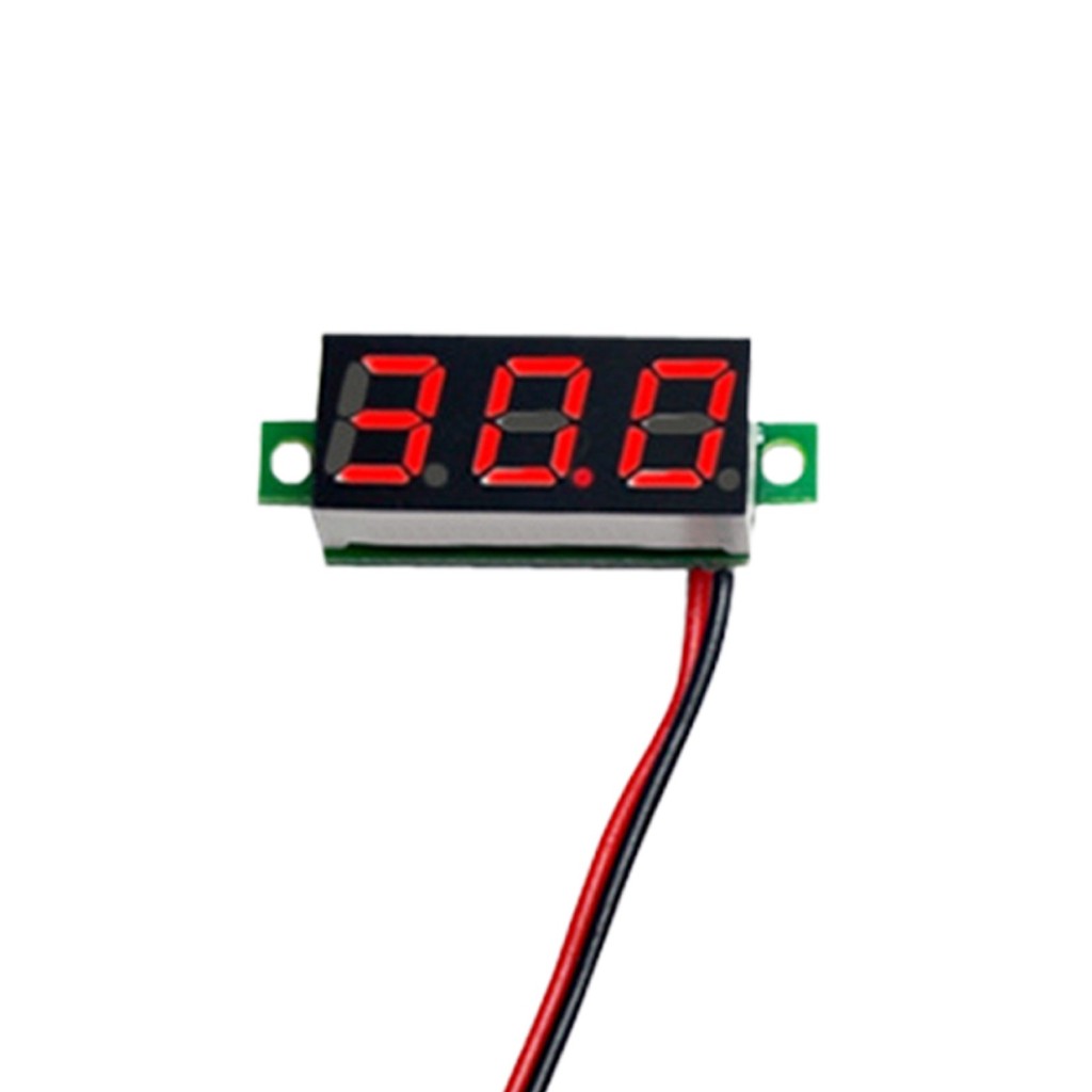 [Smellshi] Vôn kế kỹ thuật số Minimun LED 0,28 inch DC2.5-40V bảo vệ kết nối ngược