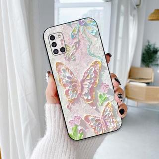Ốp lưng Samsung A31 / A51 / A71 In hình Hoa xinh dễ thương chống sốc, mềm bảo vệ camera