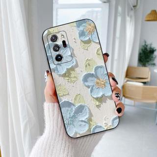 Ốp lưng Samsung Note 20 / Note 20 Ultra In hình Hoa xinh dễ thương chống sốc, mềm bảo vệ camera
