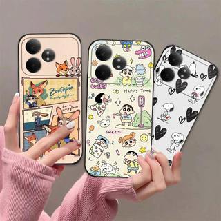 Ốp lưng Realme GT Neo 6 / Neo 6 SE In hoạt hình dễ thương chống sốc, mềm bảo vệ camera