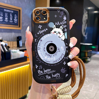 Ốp Lưng Realme C12 C15 C25 C25s C21Y C25Y Narzo 20 Narzo 30A Narzo 50A Case Dễ thương Với Lanyard