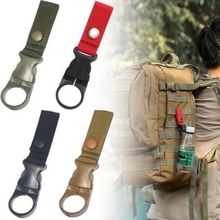 Khóa chai nước tiện lợi cho cắm trại, hanger vải nylon bền bỉ, dễ dàng móc và treo chai nước