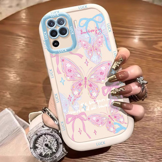Ốp Lưng OPPO A94 Reno 5F Reno5 F Reno 5 Lite F19 Pro Case Vẽ Bướm nhỏ đẹp Dễ thương