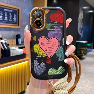 Ốp Lưng Realme C67 12 Lite Case Dễ thương Với Lanyard