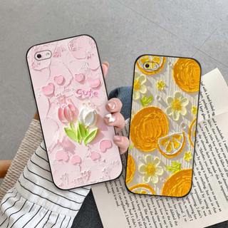 Ốp lưng Oppo A1k In hình Hoa xinh dễ thương chống sốc, mềm bảo vệ camera