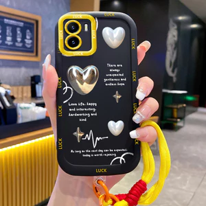 Ốp Lưng VIVO Y15S Y15A Y15C Y01 Case Dễ thương Với Lanyard
