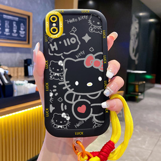 Ốp Lưng iPhone X Xs Xr Xs Max 7 Plus 8 Plus Case Động vật nhỏ Với Lanyard