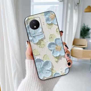 Ốp lưng Vivo Y02 / Y02A / Y02T In hình Hoa xinh dễ thương chống sốc, mềm bảo vệ camera