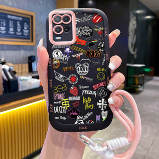 Ốp Lưng OPPO A54 4G Case Chống trầy Với Lanyard
