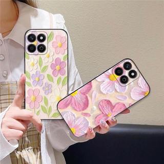 Ốp lưng Honor X7c In hình Hoa xinh dễ thương chống sốc, mềm bảo vệ camera