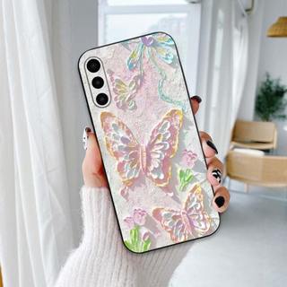 Ốp lưng Samsung A07 / A17 4G 5G In hình Hoa xinh dễ thương chống sốc, mềm bảo vệ camera