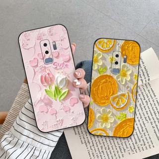 Ốp lưng Samsung S9 / S9 Plus In hình Hoa xinh dễ thương chống sốc, mềm bảo vệ camera
