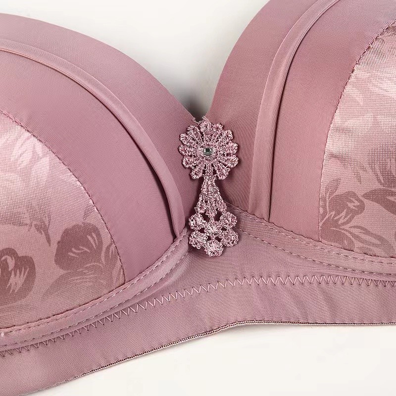 Gợi Cảm Ren Thêu Push Up Áo Ngực Nữ Plus Kích Thước Mỏng Không Dây Tập Hợp Áo Ngực Nữ Điều Chỉnh Áo Ngực