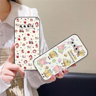 Ốp lưng Samsung S10 / S10 5G / S10 Plus In hoạt hình dễ thương chống sốc, mềm bảo vệ camera