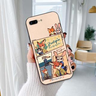 Ốp lưng iPhone 6 6s 7 7p 8 8p Plus In hoạt hình dễ thương chống sốc, mềm bảo vệ camera
