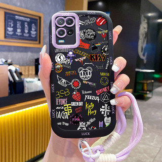 Ốp Lưng OPPO A54 4G Case Chống trầy Với Lanyard