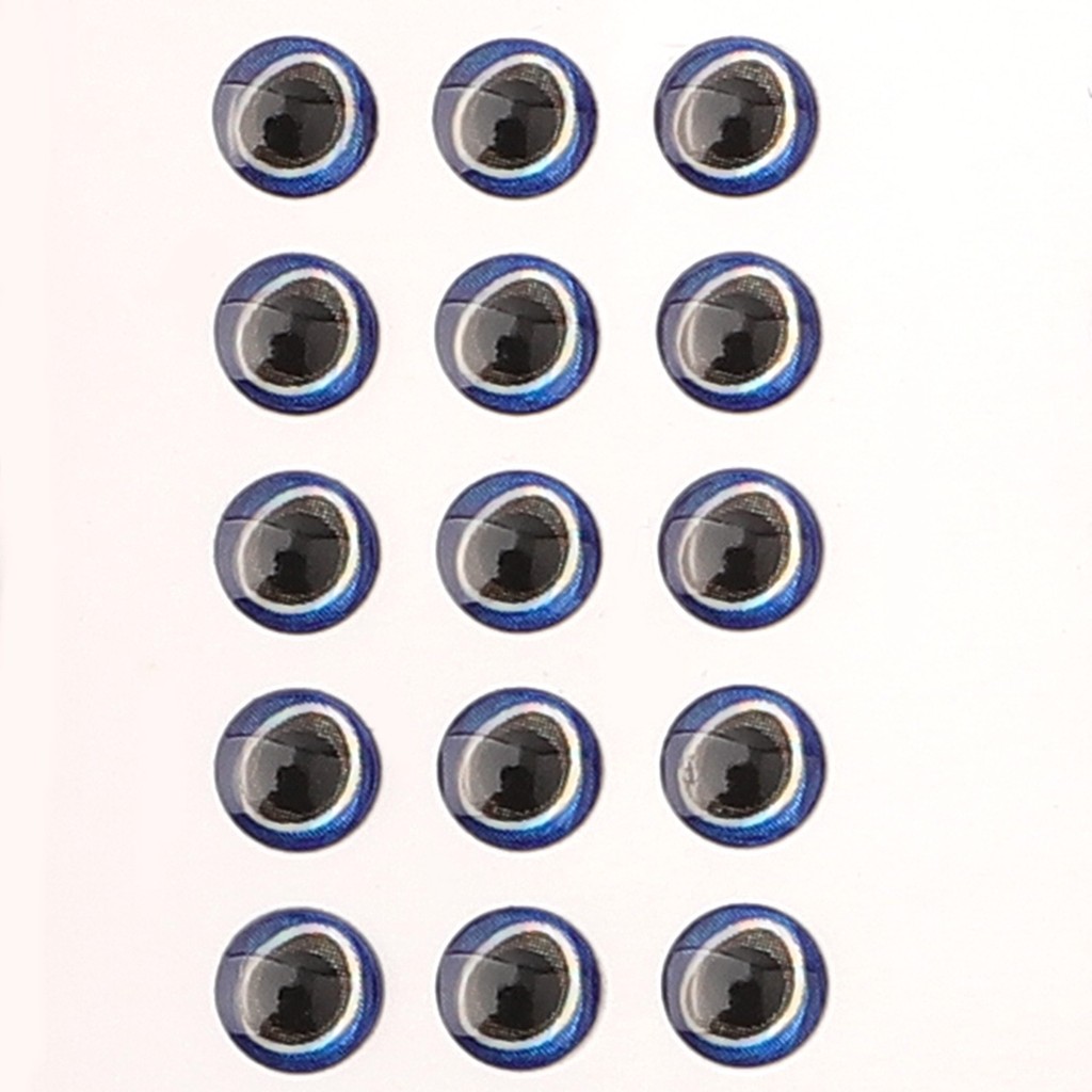 183 Cái/Lốc Mồi Câu Cá Mắt Ba Chiều 3D 3-6mm - Nhãn Dán Mắt Cá Nhân Tạo