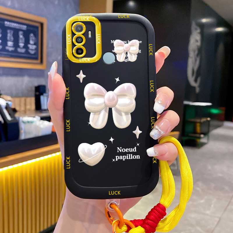 Ốp Lưng OPPO A53 2020 A33 2020 A53s A32 A11s Case Hoạt hình Với Lanyard
