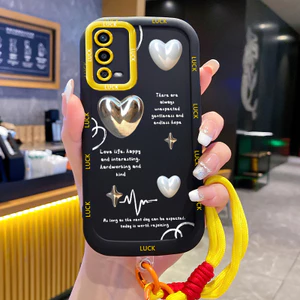 Ốp Lưng OPPO A55 4G Case Dễ thương Với Lanyard