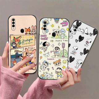 Ốp lưng Oppo A31 2020 In hoạt hình dễ thương chống sốc, mềm bảo vệ camera