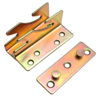 [MÀU SẮC] Đầu nối cố định khung giường hạng nặng 4x cho bản lề nội thất bằng gỗ