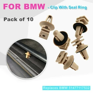 ⭐ GIẢM GIÁ LỚN⭐ For For For For For For For For BMW Trims on Sill & Door Entry Kẹp Nhựa Bộ 10 [vn]