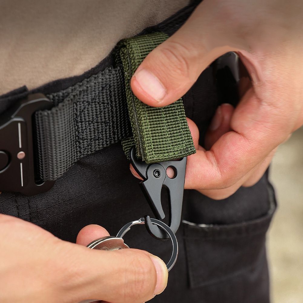 Móc chìa khóa Nylon Carabiner - Hệ thống treo đa năng phù hợp cho cắm trại