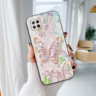 Ốp lưng Oppo A73 / A93 In hình Hoa xinh dễ thương chống sốc, mềm bảo vệ camera