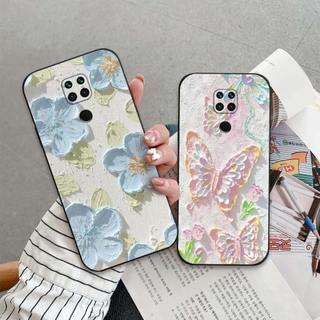 Ốp lưng Xiaomi Redmi Note 9 / Note9s / Note 9 Pro In hình Hoa xinh dễ thương chống sốc, mềm bảo vệ camera