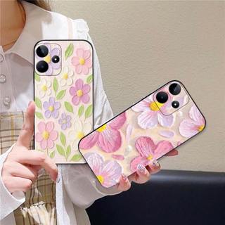 Ốp lưng Xiaomi Redmi Note 14 5G In hình Hoa xinh dễ thương chống sốc, mềm bảo vệ camera