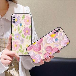 Ốp lưng Samsung A11 / M11 In hình Hoa xinh dễ thương chống sốc, mềm bảo vệ camera
