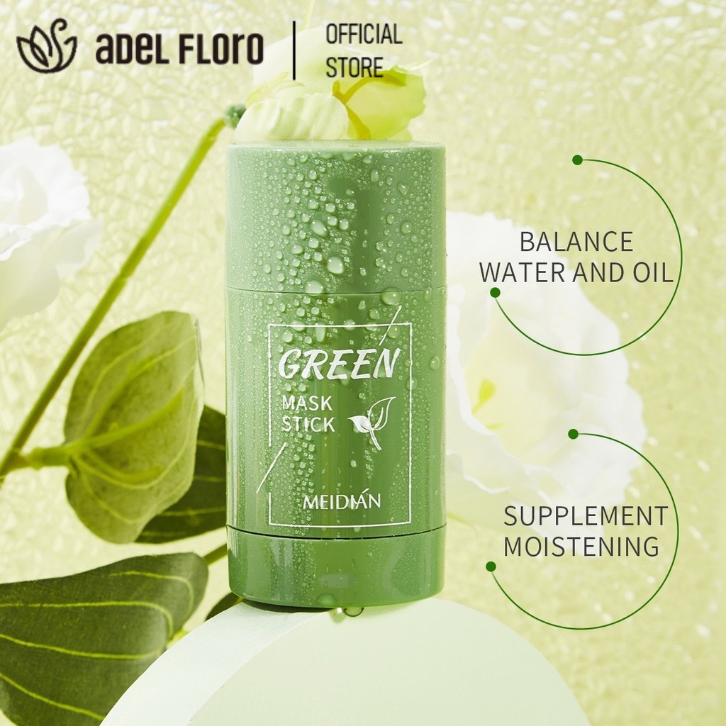 【Adel Floro &Co.】Que Mặt Nạ Đất Sét - Hút sạch bã nhờn, Cấp ẩm, Se khít lỗ chân lông, Mịn da