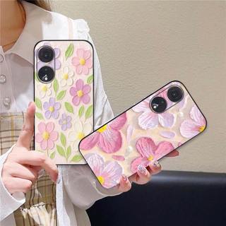 Ốp lưng Oppo Reno 8T / Reno8 T 4G 5G In hình Hoa xinh dễ thương chống sốc, mềm bảo vệ camera