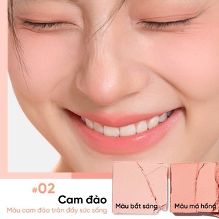 Phấn Má Hồng 02 Ô JUDYDOLL Dual Color Blush Mịn LÌ Chuẩn Màu Dễ Tán 3,9g Nhập Khẩu Chính Hãng