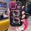 Ốp Lưng OPPO A94 Reno 5F Reno5 F Reno 5 Lite F19 Pro Case Vẽ Mèo Nhỏ Với Lanyard