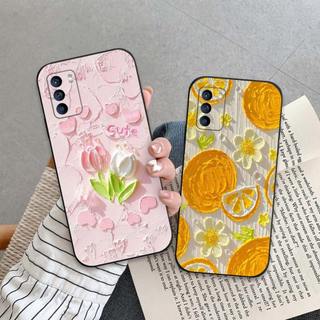 Ốp lưng Oppo Reno6 / Reno6 Z 5G / Reno 6 Pro Plus In hình Hoa xinh dễ thương chống sốc, mềm bảo vệ camera