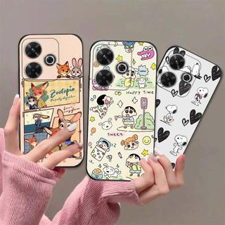 Ốp lưng Xiaomi Redmi Turbo 3 In hoạt hình dễ thương chống sốc, mềm bảo vệ camera