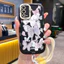 Ốp Lưng OPPO A55 4G Case Vẽ bướm đẹp Với Lanyard